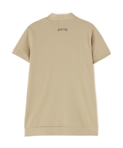 PING（ピン）の「【PING APPAREL】Ｍｒ．ＰＩＮＧプリント半袖ハイネックシャツ（Tシャツ/カットソー・レディース・ネイビー/レッド/ベージュ/ホワイト・S/LL/M/L）」の21枚目の写真