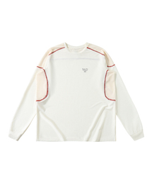 BUTTON SEOUL（ボタンソウル）の「エアフロー メッシュパネル ロングスリーブ(3カラー)（Tシャツ/カットソー）」