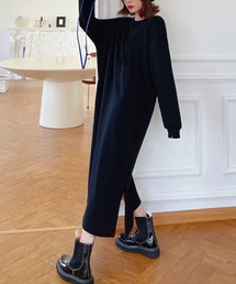 リラックス ロングカットワンピース