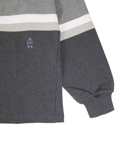 Barbarian(バーバリアン)の「【SE1】【BARBARIAN/バーバリアン】 HEAVY JERSEY RUGBY LONG SLEEVE(シャツ/ブラウス・メンズ・チャコールグレー/ロイヤルブルー・3XL/XXL/XL/L)」の13枚目の写真