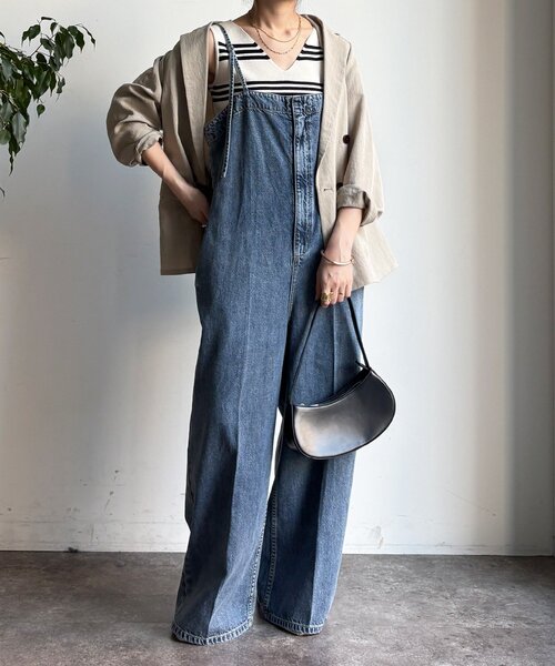 DouDou（ドゥドゥ）の「【WEB限定】ボーダーニットタンク（ニット/セーター・レディース・グレー/オフホワイト/ブラック・FREE）」の9枚目の写真