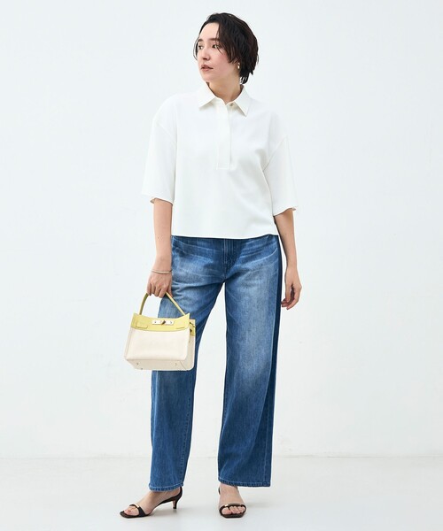 NOLLEY’S(ノーリーズ)の「《セットアップ対応》ウォッシャブルイージーツイルシャツ(シャツ/ブラウス・レディース・ブラック/チャコールグレー/ホワイト・38)」の16枚目の写真