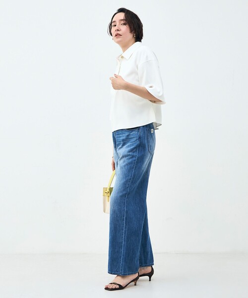 NOLLEY’S(ノーリーズ)の「《セットアップ対応》ウォッシャブルイージーツイルシャツ(シャツ/ブラウス・レディース・ブラック/チャコールグレー/ホワイト・38)」の18枚目の写真