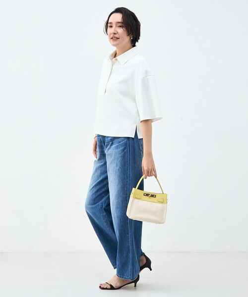 NOLLEY’S(ノーリーズ)の「《セットアップ対応》ウォッシャブルイージーツイルシャツ(シャツ/ブラウス・レディース・ブラック/チャコールグレー/ホワイト・38)」の19枚目の写真