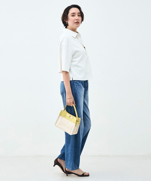 NOLLEY’S(ノーリーズ)の「《セットアップ対応》ウォッシャブルイージーツイルシャツ(シャツ/ブラウス・レディース・ブラック/チャコールグレー/ホワイト・38)」の6枚目の写真