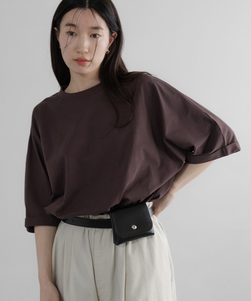 LOWRYS FARM（ローリーズファーム）の「【LFM(U)】MCCドローコードTSS　 664303（Tシャツ/カットソー・メンズ・ブラック/グレー/ブラウン・MEDIUM/LARGE）」の3枚目の写真