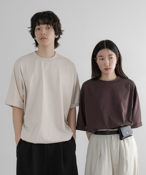 LOWRYS FARM（ローリーズファーム）の「【LFM(U)】MCCドローコードTSS　 664303（Tシャツ/カットソー・メンズ・ブラック/グレー/ブラウン・MEDIUM/LARGE）」の2枚目の写真