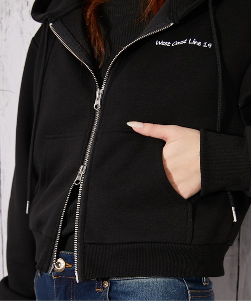 GORGE(ゴージ)の「《ダンボール 刺繍ロゴ》パーカー/カジュアル×シンプル/春秋/全3色(パーカー・レディース・アイボリー/ブラック/グレー・F)」の19枚目の写真