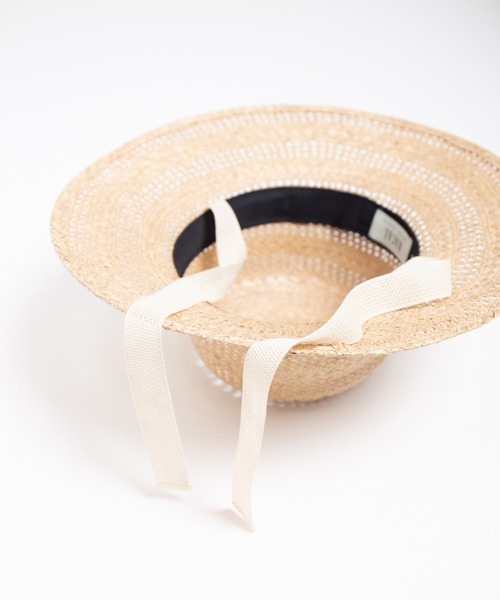 RACAL（ラカル）の「Kampi Border Lace Hat / キャンピボーダーレース編みサンハット（ハット・レディース・ナチュラル・FREE）」の6枚目の写真