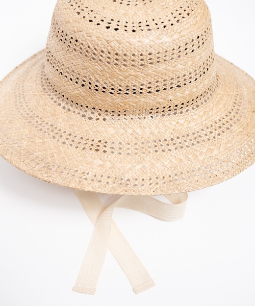 RACAL（ラカル）の「Kampi Border Lace Hat / キャンピボーダーレース編みサンハット（ハット・レディース・ナチュラル・FREE）」の9枚目の写真