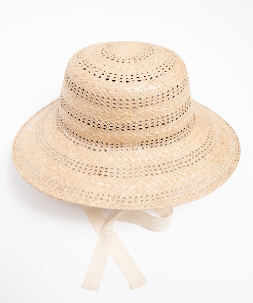 RACAL（ラカル）の「Kampi Border Lace Hat / キャンピボーダーレース編みサンハット（ハット・レディース・ナチュラル・FREE）」の10枚目の写真