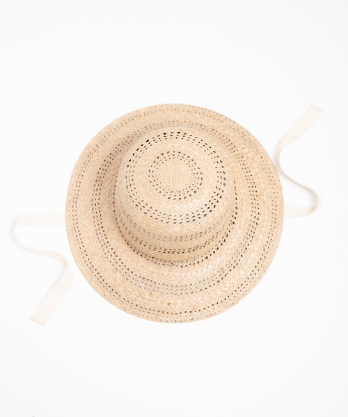 RACAL（ラカル）の「Kampi Border Lace Hat / キャンピボーダーレース編みサンハット（ハット・レディース・ナチュラル・FREE）」の11枚目の写真