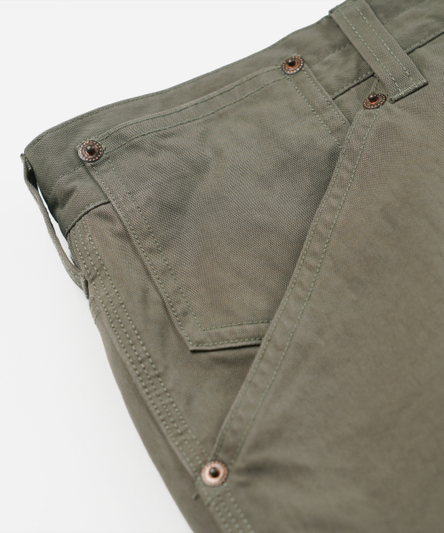 FRIZMWORKS(フリズムワークス)の「CN ESSENTIAL WORK PANTS _ OLIVE GRAY(その他パンツ・メンズ・その他・SMALL/MEDIUM/LARGE/X-LARGE)」の4枚目の写真