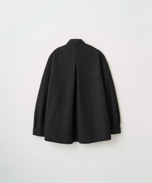 Juha(ユハ)の「ALPACA SHAGGY JACKET(シャツ/ブラウス・メンズ・ブラック/アイボリー・4/3)」の12枚目の写真