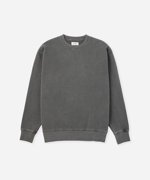 Saturdays NYC（サタデーズ ニューヨークシティ ）の「Bowery Underline Sweatshirt（スウェット・メンズ・チャコールグレー/キナリ/ネイビー・L/M/S）」の4枚目の写真