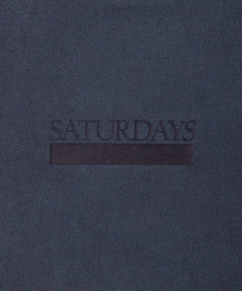 Saturdays NYC（サタデーズ ニューヨークシティ ）の「Bowery Underline Sweatshirt（スウェット・メンズ・チャコールグレー/キナリ/ネイビー・L/M/S）」の12枚目の写真