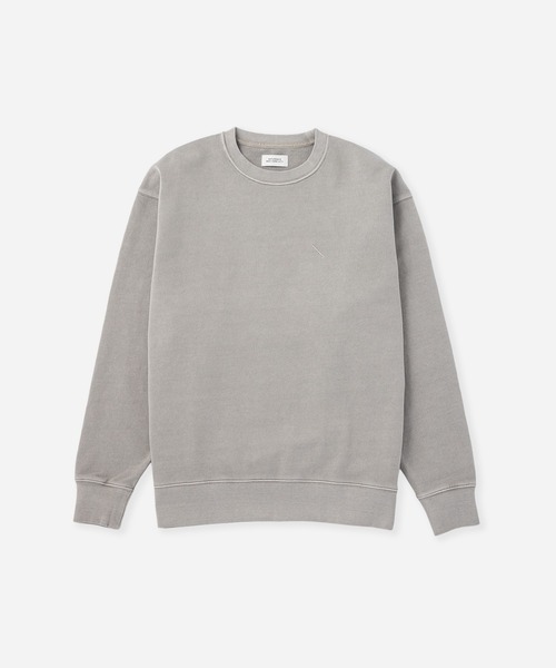Saturdays NYC（サタデーズ ニューヨークシティ ）の「Bowery Underline Sweatshirt（スウェット・メンズ・チャコールグレー/キナリ/ネイビー・L/M/S）」の5枚目の写真