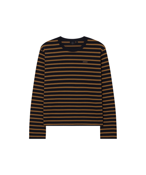 COVERNAT WOMAN(カバーナットウーマン)の「ウィメンズストライプロングスリーブダークネイビー(Tシャツ/カットソー・レディース・その他・WM/WS)」の2枚目の写真