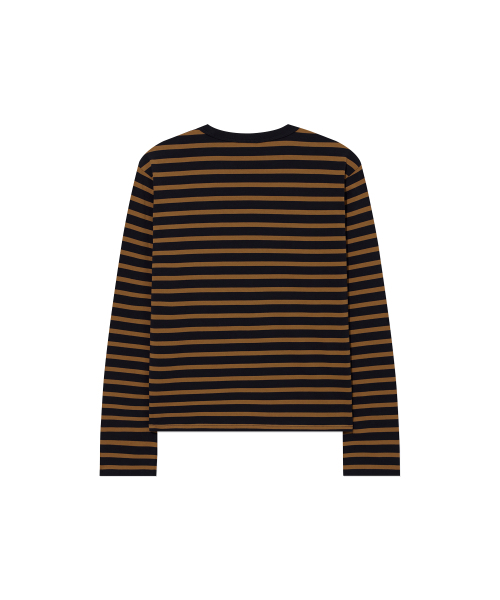 COVERNAT WOMAN(カバーナットウーマン)の「ウィメンズストライプロングスリーブダークネイビー(Tシャツ/カットソー・レディース・その他・WM/WS)」の3枚目の写真