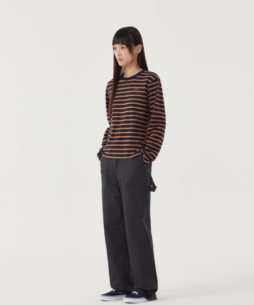 COVERNAT WOMAN(カバーナットウーマン)の「ウィメンズストライプロングスリーブダークネイビー(Tシャツ/カットソー・レディース・その他・WM/WS)」の5枚目の写真