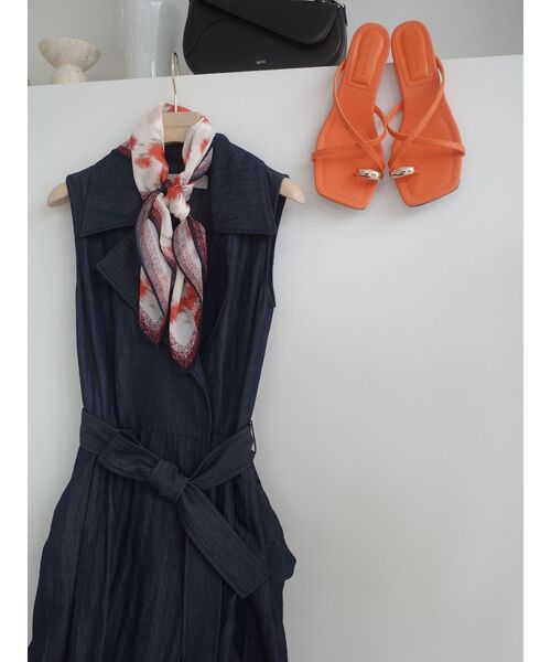 LAGUNAMOON（ラグナムーン）の「バリエーション柄スカーフ（バンダナ/スカーフ・レディース・ブラック/ブラウン/オレンジ・FREE）」の22枚目の写真