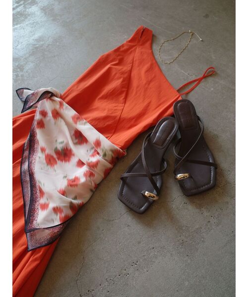 LAGUNAMOON（ラグナムーン）の「バリエーション柄スカーフ（バンダナ/スカーフ・レディース・ブラック/ブラウン/オレンジ・FREE）」の21枚目の写真