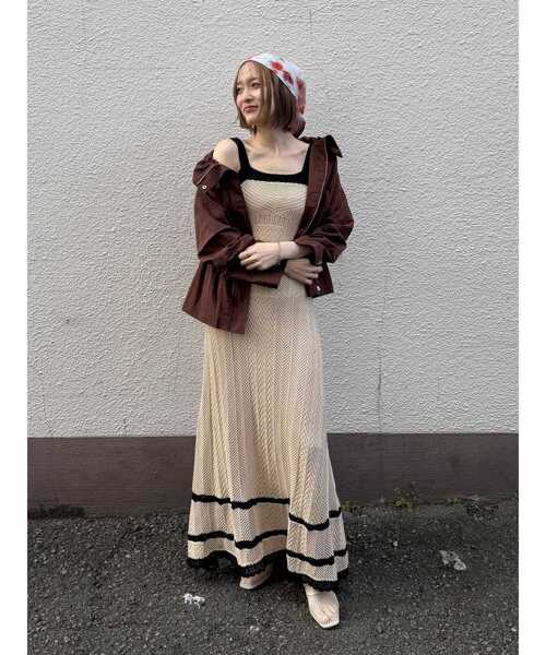 LAGUNAMOON（ラグナムーン）の「バリエーション柄スカーフ（バンダナ/スカーフ・レディース・ブラック/ブラウン/オレンジ・FREE）」の15枚目の写真