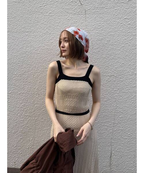 LAGUNAMOON（ラグナムーン）の「バリエーション柄スカーフ（バンダナ/スカーフ・レディース・ブラック/ブラウン/オレンジ・FREE）」の13枚目の写真