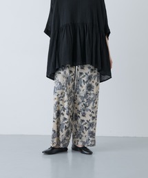かぐれ（カグレ）の「コットンリネンプリントイージーパンツ（その他パンツ）」