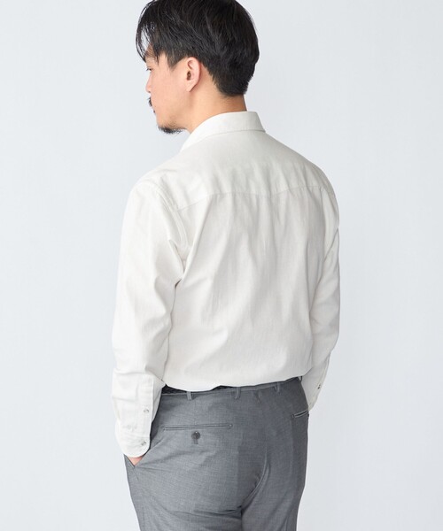 SHIPS(シップス)の「SHIPS: ウォッシュド ホワイト デニム ウエスタン シャツ(シャツ/ブラウス・メンズ・ホワイト・SMALL/MEDIUM/LARGE/X-LARGE)」の17枚目の写真