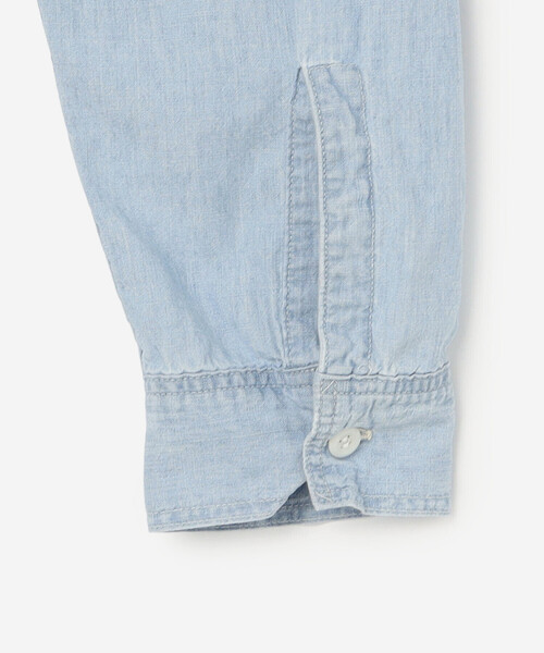 orSlow（オアスロウ）の「orSlow | シャンブレー ワークシャツ MEN（シャツ/ブラウス・メンズ・ブルー系その他・4/3）」の8枚目の写真