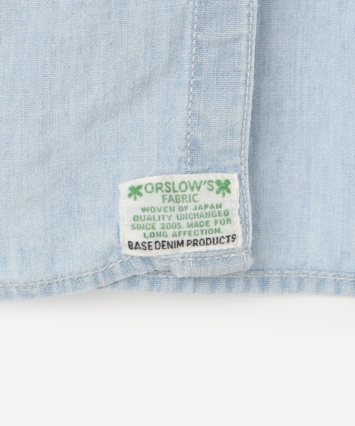 orSlow（オアスロウ）の「orSlow | シャンブレー ワークシャツ MEN（シャツ/ブラウス・メンズ・ブルー系その他・4/3）」の10枚目の写真