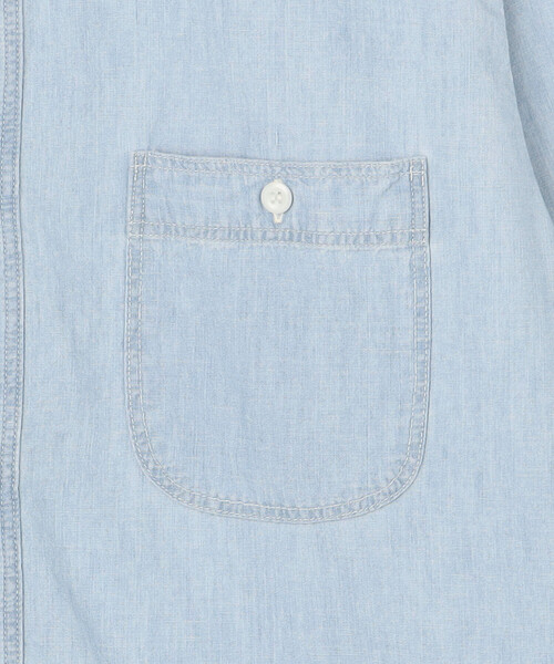 orSlow（オアスロウ）の「orSlow | シャンブレー ワークシャツ MEN（シャツ/ブラウス・メンズ・ブルー系その他・4/3）」の11枚目の写真
