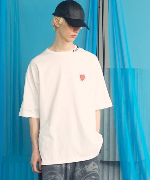 MAISON SPECIAL（メゾンスペシャル）の「《UNISEX》Nuance Graphics Prime-Over Hand Stitching Short Sleeve T-shirt/ニュアンスグラフィックプライムオーバーハンドステッチショートスリーブTシャツ【MAISON SPECIAL/メゾンスペシャル】（Tシャツ/カットソー・メンズ・その他4/その他6/その他1/その他2/その他3/その他5・0/1/2）」の2枚目の写真