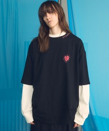 UNISEX》Prime-Over Landscape Painting Crew Neck Knit PullOver