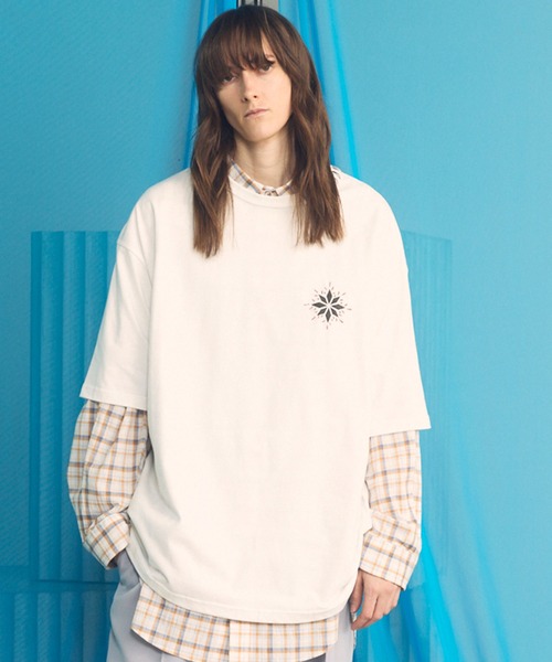 MAISON SPECIAL（メゾンスペシャル）の「《UNISEX》Nuance Graphics Prime-Over Hand Stitching Short Sleeve T-shirt/ニュアンスグラフィックプライムオーバーハンドステッチショートスリーブTシャツ【MAISON SPECIAL/メゾンスペシャル】（Tシャツ/カットソー・メンズ・その他4/その他6/その他1/その他2/その他3/その他5・0/1/2）」の5枚目の写真