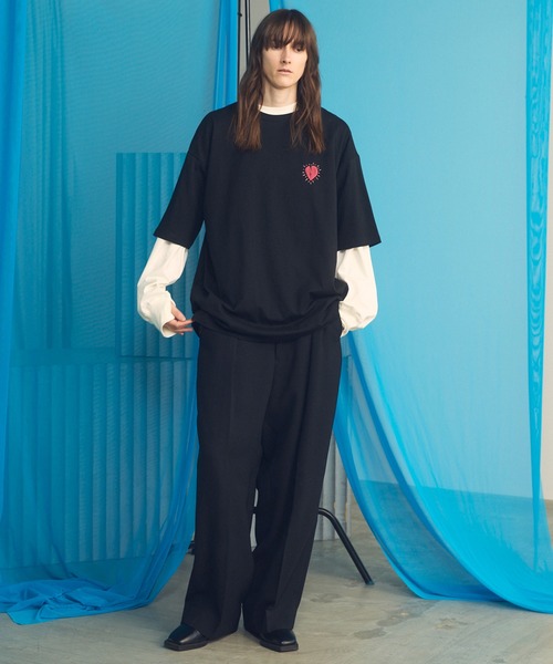 MAISON SPECIAL（メゾンスペシャル）の「《UNISEX》Nuance Graphics Prime-Over Hand Stitching Short Sleeve T-shirt/ニュアンスグラフィックプライムオーバーハンドステッチショートスリーブTシャツ【MAISON SPECIAL/メゾンスペシャル】（Tシャツ/カットソー・メンズ・その他4/その他6/その他1/その他2/その他3/その他5・0/1/2）」の7枚目の写真