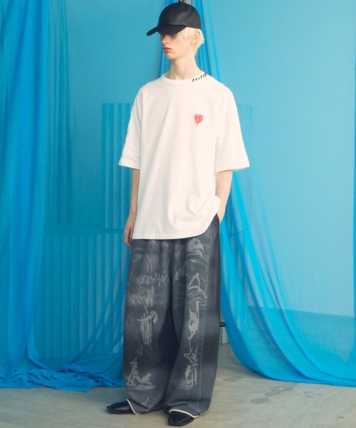 MAISON SPECIAL（メゾンスペシャル）の「《UNISEX》Nuance Graphics Prime-Over Hand Stitching Short Sleeve T-shirt/ニュアンスグラフィックプライムオーバーハンドステッチショートスリーブTシャツ【MAISON SPECIAL/メゾンスペシャル】（Tシャツ/カットソー・メンズ・その他4/その他6/その他1/その他2/その他3/その他5・0/1/2）」の9枚目の写真