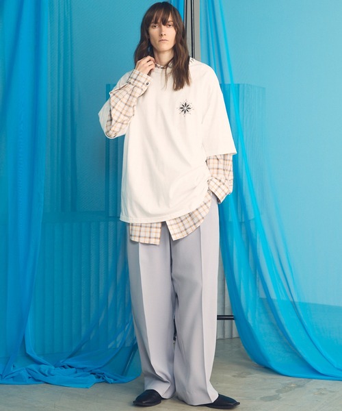 MAISON SPECIAL（メゾンスペシャル）の「《UNISEX》Nuance Graphics Prime-Over Hand Stitching Short Sleeve T-shirt/ニュアンスグラフィックプライムオーバーハンドステッチショートスリーブTシャツ【MAISON SPECIAL/メゾンスペシャル】（Tシャツ/カットソー・メンズ・その他4/その他6/その他1/その他2/その他3/その他5・0/1/2）」の15枚目の写真