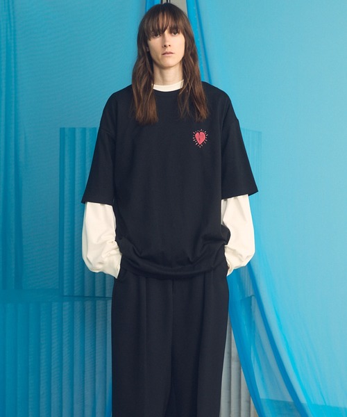 MAISON SPECIAL（メゾンスペシャル）の「《UNISEX》Nuance Graphics Prime-Over Hand Stitching Short Sleeve T-shirt/ニュアンスグラフィックプライムオーバーハンドステッチショートスリーブTシャツ【MAISON SPECIAL/メゾンスペシャル】（Tシャツ/カットソー・メンズ・その他4/その他6/その他1/その他2/その他3/その他5・0/1/2）」の16枚目の写真