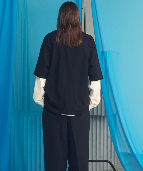 MAISON SPECIAL（メゾンスペシャル）の「《UNISEX》Nuance Graphics Prime-Over Hand Stitching Short Sleeve T-shirt/ニュアンスグラフィックプライムオーバーハンドステッチショートスリーブTシャツ【MAISON SPECIAL/メゾンスペシャル】（Tシャツ/カットソー・メンズ・その他4/その他6/その他1/その他2/その他3/その他5・0/1/2）」の18枚目の写真