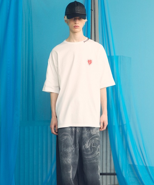 MAISON SPECIAL（メゾンスペシャル）の「《UNISEX》Nuance Graphics Prime-Over Hand Stitching Short Sleeve T-shirt/ニュアンスグラフィックプライムオーバーハンドステッチショートスリーブTシャツ【MAISON SPECIAL/メゾンスペシャル】（Tシャツ/カットソー・メンズ・その他4/その他6/その他1/その他2/その他3/その他5・0/1/2）」の20枚目の写真