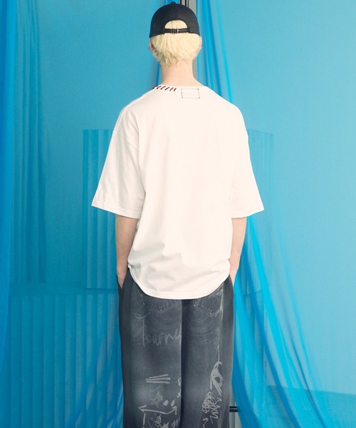 MAISON SPECIAL（メゾンスペシャル）の「《UNISEX》Nuance Graphics Prime-Over Hand Stitching Short Sleeve T-shirt/ニュアンスグラフィックプライムオーバーハンドステッチショートスリーブTシャツ【MAISON SPECIAL/メゾンスペシャル】（Tシャツ/カットソー・メンズ・その他4/その他6/その他1/その他2/その他3/その他5・0/1/2）」の22枚目の写真
