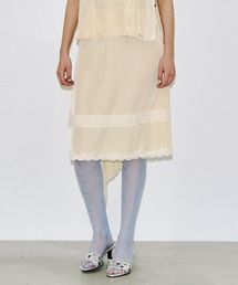CROSS OVER LACE SKIRT/クロスオーバーレーススカート