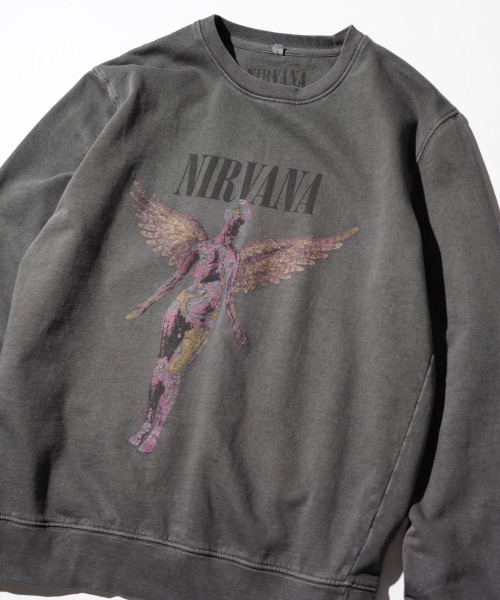 THRIFTY LOOK(スリフティールック)の「THRIFTY LOOK スリフティルック / PIGMENT"NIRVANA"CREW SWEAT(スウェット・メンズ・ブラック・X-LARGE/MEDIUM/LARGE)」の7枚目の写真
