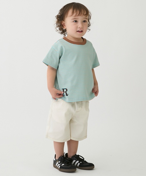 petit main(プティマイン)の「ペインタ-ハーフパンツ(その他パンツ・キッズ・ネイビー/キナリ/ブルー・100cm/90cm/110cm/120cm/130cm/80cm)」の19枚目の写真