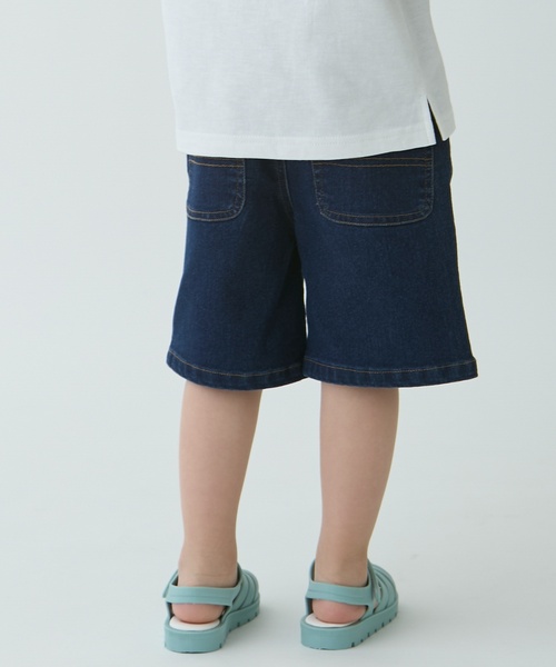 petit main(プティマイン)の「ペインタ-ハーフパンツ(その他パンツ・キッズ・ネイビー/キナリ/ブルー・100cm/90cm/110cm/120cm/130cm/80cm)」の5枚目の写真
