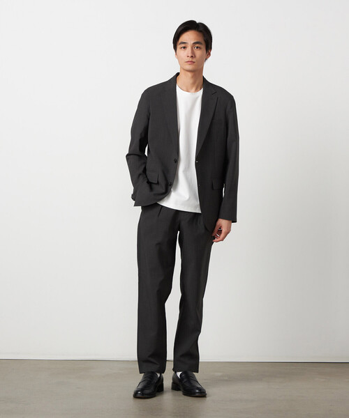 COMME CA ISM（コムサイズム）の「【セットアップ対応】【ウォッシャブル】リネンライクポリエステル テーラードジャケット（テーラードジャケット・メンズ・カーキ/ブラック/ネイビー・SMALL/LARGE/MEDIUM）」の17枚目の写真