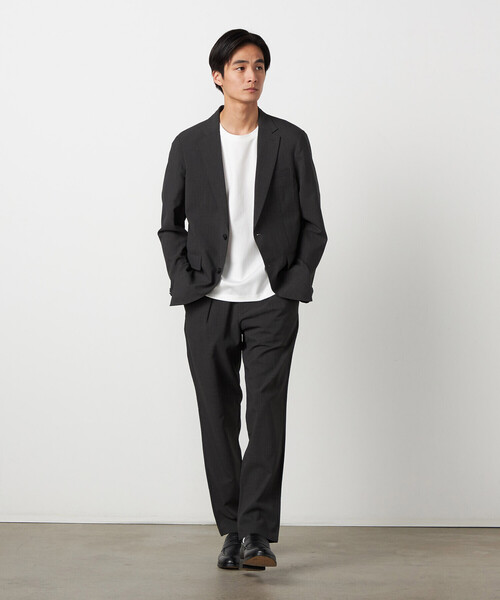 COMME CA ISM（コムサイズム）の「【セットアップ対応】【ウォッシャブル】リネンライクポリエステル テーラードジャケット（テーラードジャケット・メンズ・カーキ/ブラック/ネイビー・SMALL/LARGE/MEDIUM）」の18枚目の写真