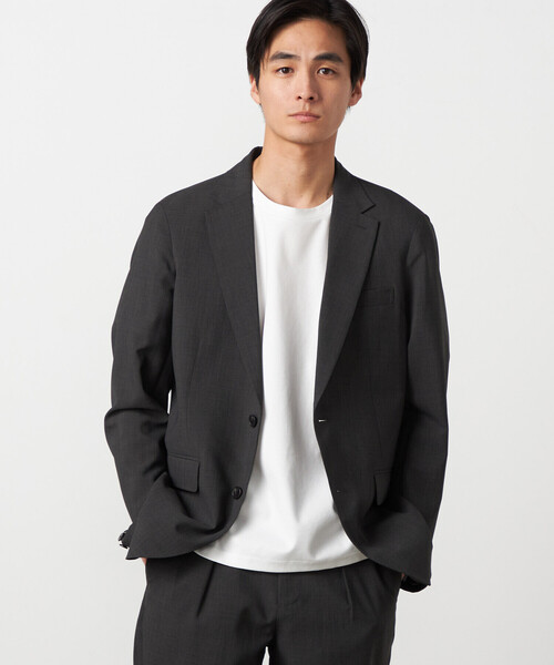 COMME CA ISM（コムサイズム）の「【セットアップ対応】【ウォッシャブル】リネンライクポリエステル テーラードジャケット（テーラードジャケット・メンズ・カーキ/ブラック/ネイビー・SMALL/LARGE/MEDIUM）」の19枚目の写真